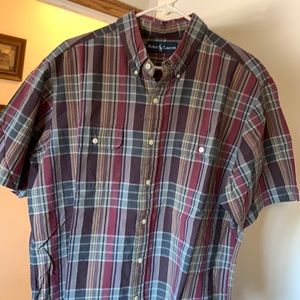 Ralph Lauren Plaid Button-Down XL